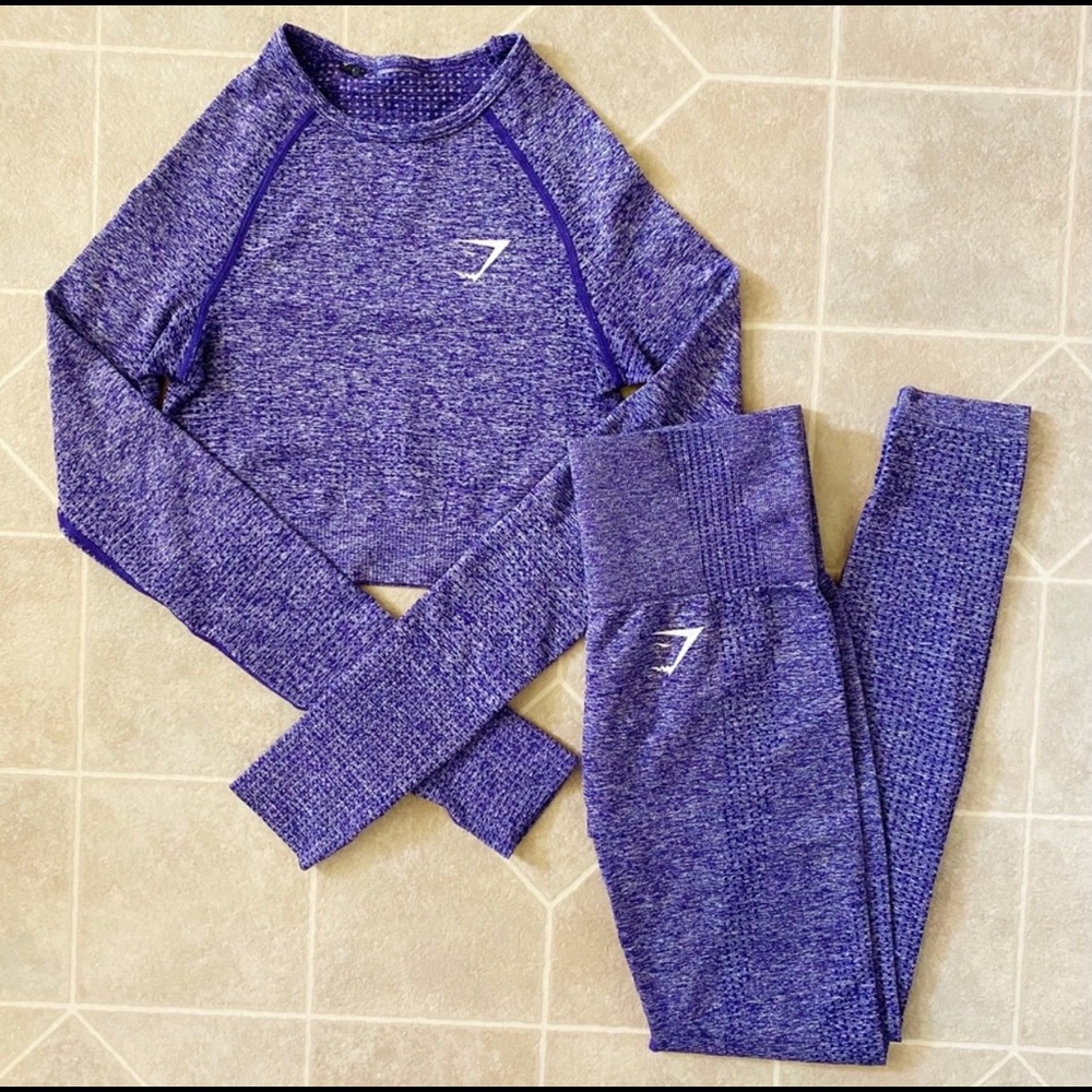 Purple Gymshark Set